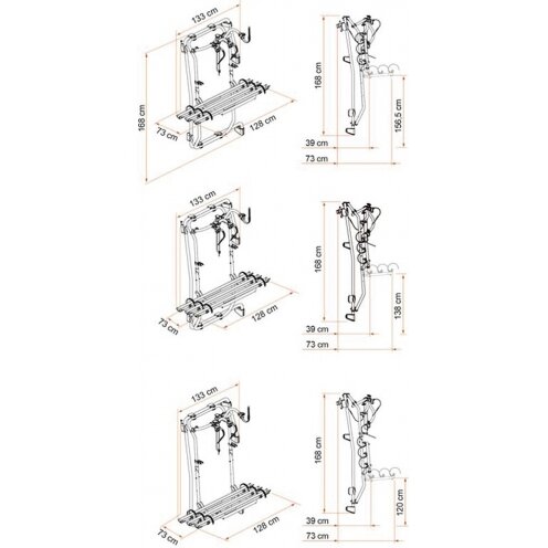 Dviračių laikiklis Carry Bike Frame VW Crafter / MAN nuo 2017 m 1 Dviračių laikiklis Carry Bike Frame VW Crafter / MAN nuo 2017 m 1