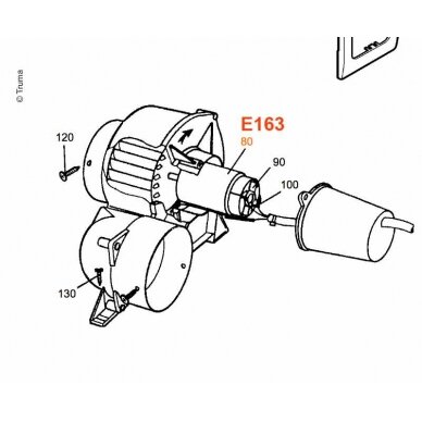Nuolatinės srovės variklis 12V Nuolatinės srovės variklis 12V