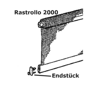 Roletų atsarginės dalys Dometic, Galiniai dangteliai 2000/3000
