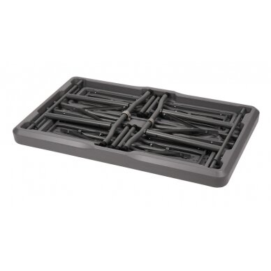 EASY komplektas - stalas 105x65cm ir 2 suolai 84,5x20cm, pilkas 2 EASY komplektas - stalas 105x65cm ir 2 suolai 84,5x20cm, pilkas 2
