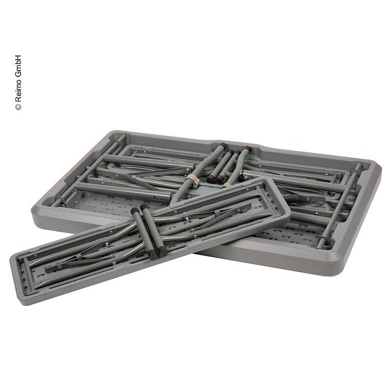EASY komplektas - stalas 105x65cm ir 2 suolai 84,5x20cm, pilkas 1 EASY komplektas - stalas 105x65cm ir 2 suolai 84,5x20cm, pilkas 1