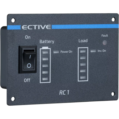 ECTIVE RC1 nuotolinio valdymo pultas su įkrovos lygio indikatoriumi inverteriams ECTIVE RC1 nuotolinio valdymo pultas su įkrovos lygio indikatoriumi inverteriams