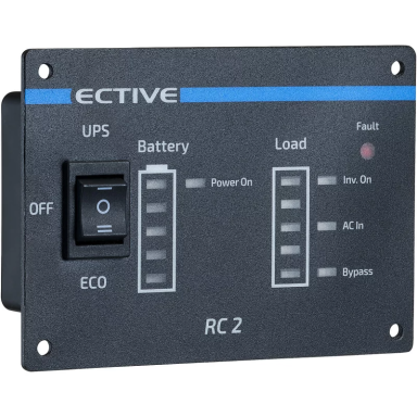 ECTIVE RC2 nuotolinio valdymo pultas su įkrovos lygio indikatoriumi inverteriams ECTIVE RC2 nuotolinio valdymo pultas su įkrovos lygio indikatoriumi inverteriams