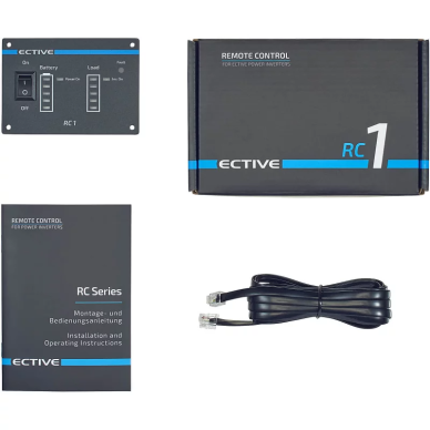 ECTIVE RC3 nuotolinio valdymo pultas su įkrovos lygio indikatoriumi inverteriams 2 ECTIVE RC3 nuotolinio valdymo pultas su įkrovos lygio indikatoriumi inverteriams 2