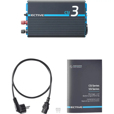 ECTIVE SINUS keitiklis 12V CSI serija 300W-3000W su įkrovikliu ir nepertraukiamo maitinimo šaltiniu (NVS) 1
