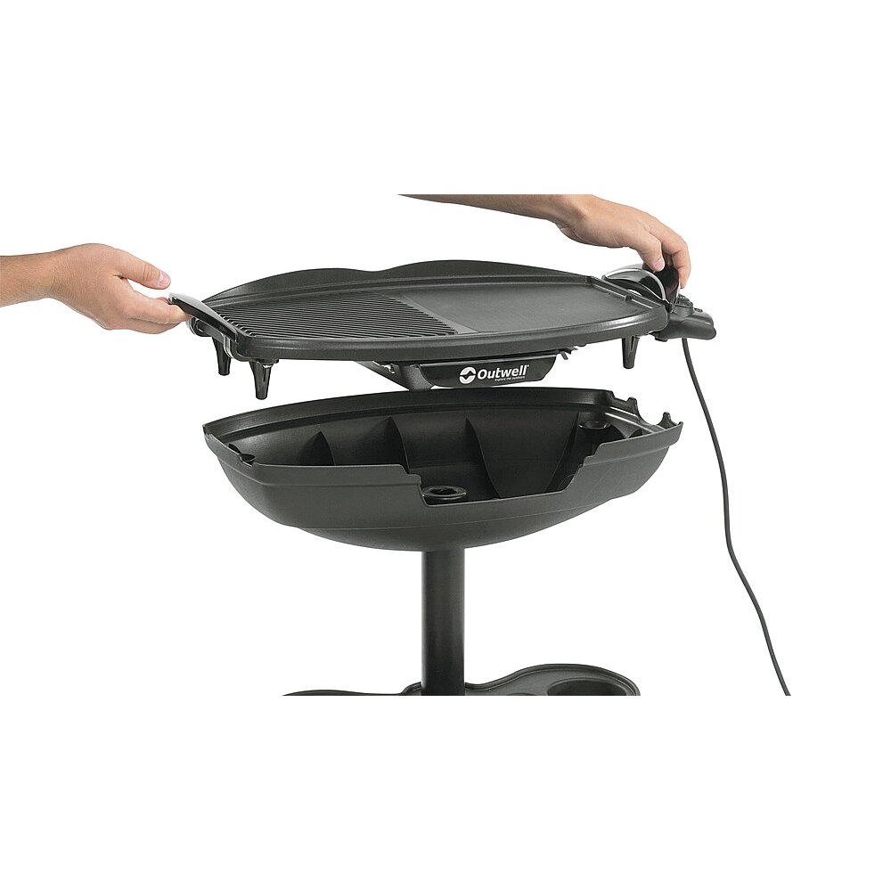 Elektrinis grilis Darby juodas 230V 2
