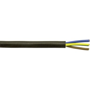 Elektros kabelis H05VV-F 20 m juodas 1,5 mm²