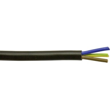 Elektros kabelis H07RN F 50 m juodas 1,5 mm²