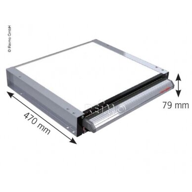 Elektrinė pakopa 12V, 70cm pločio furgonams ir nameliams ant ratų 1 Elektrinė pakopa 12V, 70cm pločio furgonams ir nameliams ant ratų 1