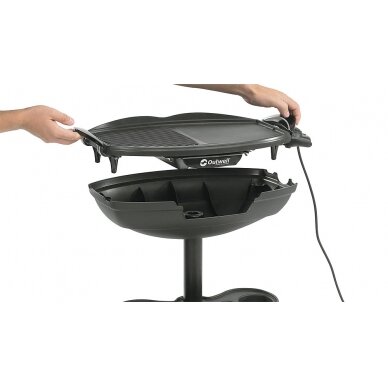 Elektrinis grilis Darby juodas 230V 2