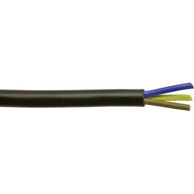 Elektros kabelis H07RN F 50 m juodas 1,5 mm² Elektros kabelis H07RN F 50 m juodas 1,5 mm²
