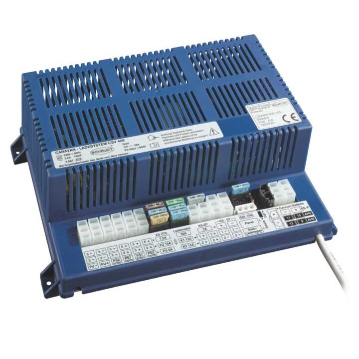 Elektroblokas CSV 409 su įkrovimo moduliu (gelio/švino baterijos) Elektroblokas CSV 409 su įkrovimo moduliu (gelio/švino baterijos)