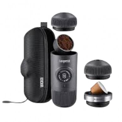 Espreso aparatas Nanopresso nešiojamas pilkas 1 Espreso aparatas Nanopresso nešiojamas pilkas 1