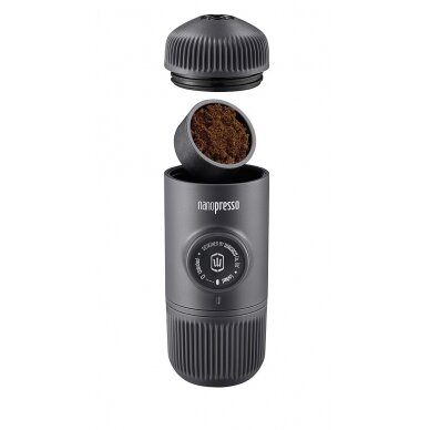 Espreso aparatas Nanopresso nešiojamas pilkas