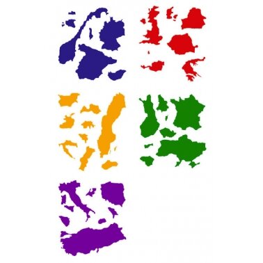Europos lipdukų rinkinys Europos žemėlapis, kurį galima klijuoti 2 Europos lipdukų rinkinys Europos žemėlapis, kurį galima klijuoti 2