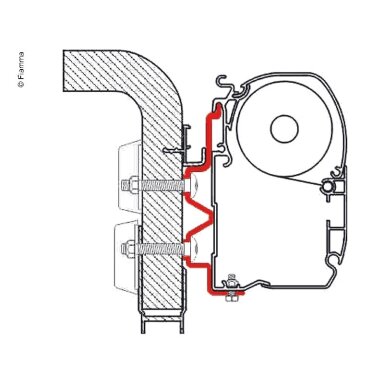 F.Adapt.Set 5m Hymer Camp