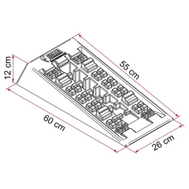 Fiamma Level System Jumbo – XXL rampos Fiamma Level System Jumbo – XXL rampos