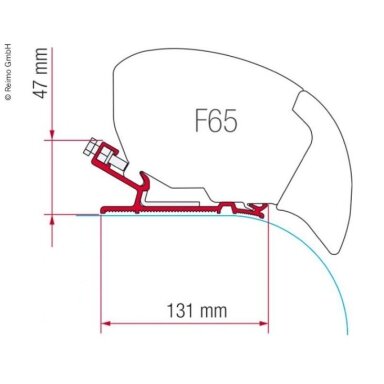 Fiamma markizės laikiklis F65 »KIT AUTOCRUISE«