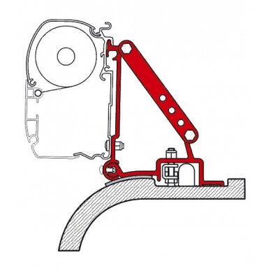 FIAMMA Adapteris F45i/F45iL, Ducato/Boxer/Jumper FIAMMA Adapteris F45i/F45iL, Ducato/Boxer/Jumper