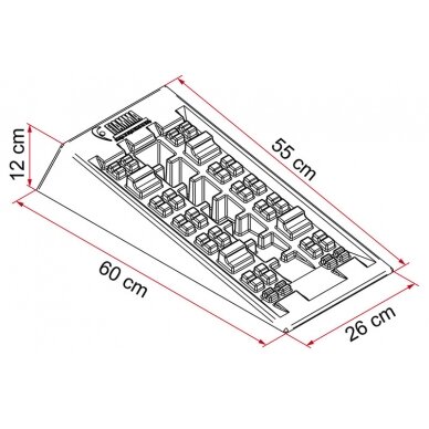 Fiamma Level System Jumbo – XXL rampos Fiamma Level System Jumbo – XXL rampos