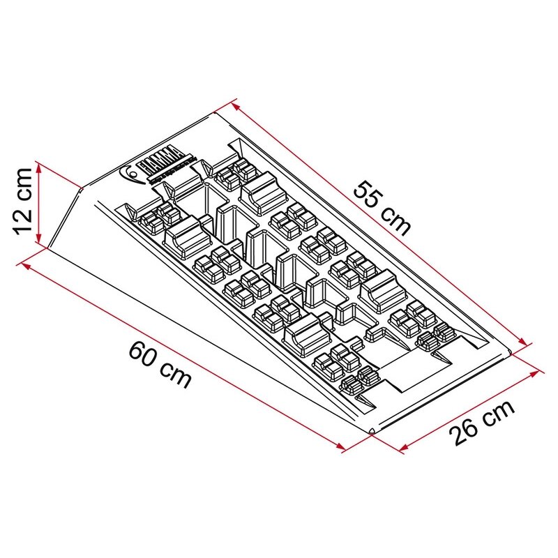 Fiamma Level System Jumbo – XXL rampos Fiamma Level System Jumbo – XXL rampos