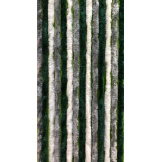 Fleece užuolaida 56x205 pilka/tamsiai žalia/balta 1 Fleece užuolaida 56x205 pilka/tamsiai žalia/balta 1