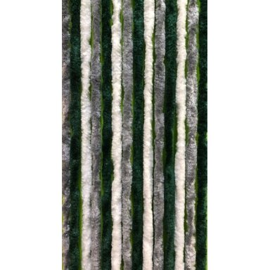 Fleece užuolaida 56x205 pilka/tamsiai žalia/balta Fleece užuolaida 56x205 pilka/tamsiai žalia/balta