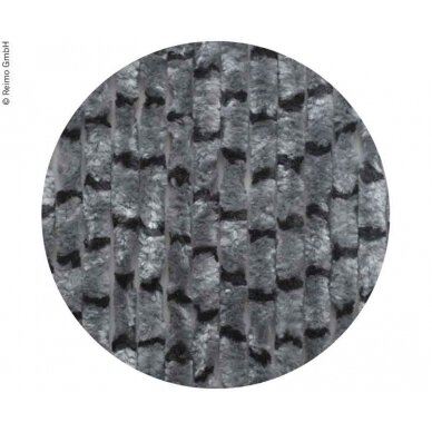 Fleece užuolaida 120x185 pilka/juoda Fleece užuolaida 120x185 pilka/juoda