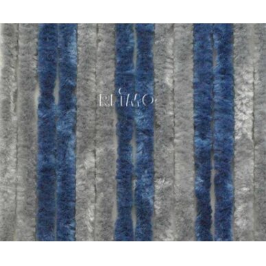 Fleece užuolaida 120x185 pilka/mėlyna furgonui Fleece užuolaida 120x185 pilka/mėlyna furgonui