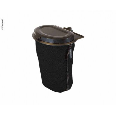 Flextros bin, 3L, juoda, biologiškai skaidi medžiaga Flextros bin, 3L, juoda, biologiškai skaidi medžiaga