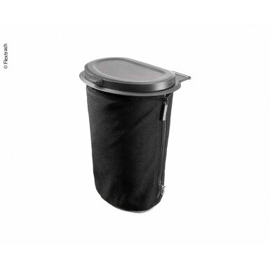 Flextros bin, 5L, juoda, biologiškai skaidi medžiaga Flextros bin, 5L, juoda, biologiškai skaidi medžiaga