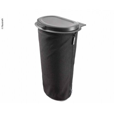 Flextros bin, 9L, juoda, biologiškai skaidi medžiaga Flextros bin, 9L, juoda, biologiškai skaidi medžiaga