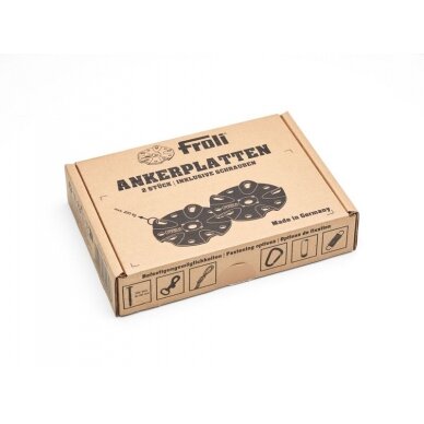 FROLI inkaro plokštės, 2 vnt 4 FROLI inkaro plokštės, 2 vnt 4