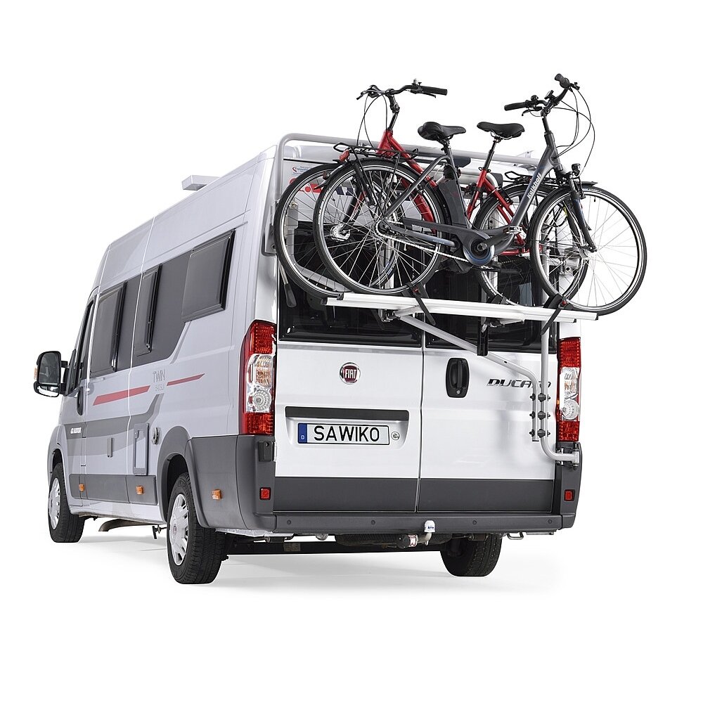 Laikiklio sistema su pertvarkymo komplektu 3 dviračiams, Fiat Ducato nuo 2006m 2