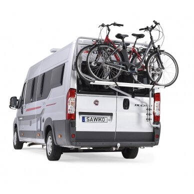 Laikiklio sistema su pertvarkymo komplektu 3 dviračiams, Fiat Ducato nuo 2006m 2