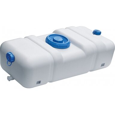 Gėlo ir nuotekų bakas 70 l pilkas 94x37x26 cm
