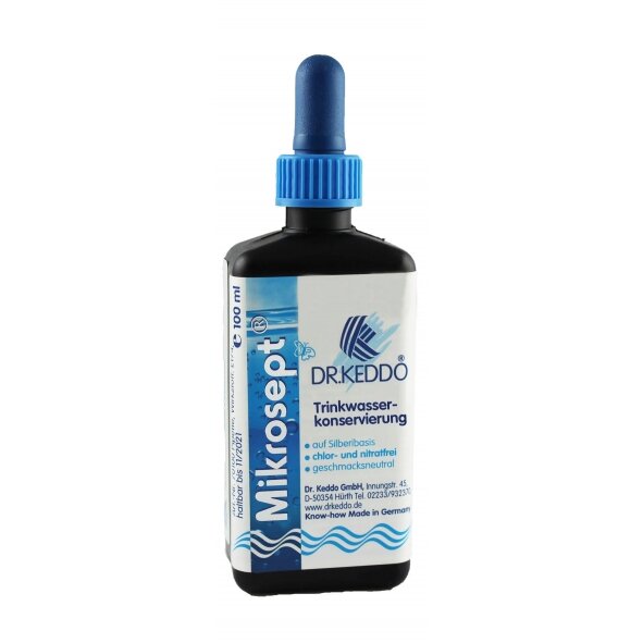 Geriamojo vandens konservavimas Mikrosept su pipete 100 ml