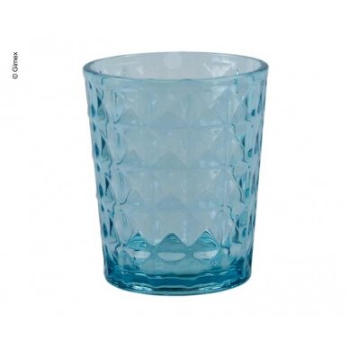 Gimex vandens stiklas Stone Line taurioji mėlyna