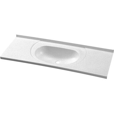 Baltas praustuvas, 895 x 110 x 310 mm
