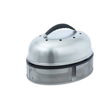 Grill Supreme Deluxe su kepsnine, sidabrinė Grill Supreme Deluxe su kepsnine, sidabrinė