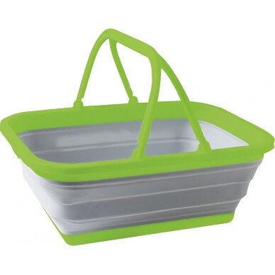 Holdall sulankstomas krepšelis 16 l pilka/žalia