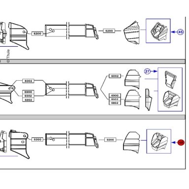 Įdėk Lead Rail 9200 2vnt