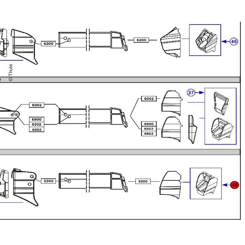 Įdėk Lead Rail 9200 2vnt Įdėk Lead Rail 9200 2vnt