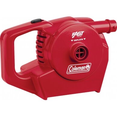 Įkraunamas QuickPump 12/230 V su baterija Įkraunamas QuickPump 12/230 V su baterija