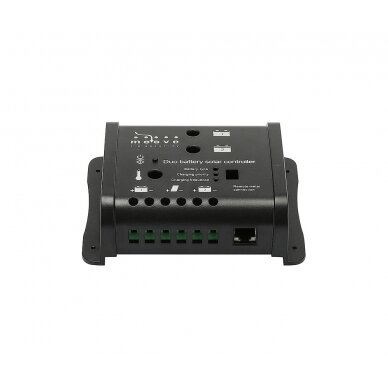 Įkrovimo valdiklis Moscatelli PWM Charge Controller 20 A 2 akumuliatoriams Įkrovimo valdiklis Moscatelli PWM Charge Controller 20 A 2 akumuliatoriams