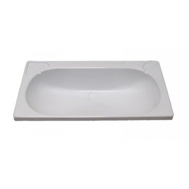Įmontuojamas praustuvas 650x340mm (PxA) baltas Įmontuojamas praustuvas 650x340mm (PxA) baltas