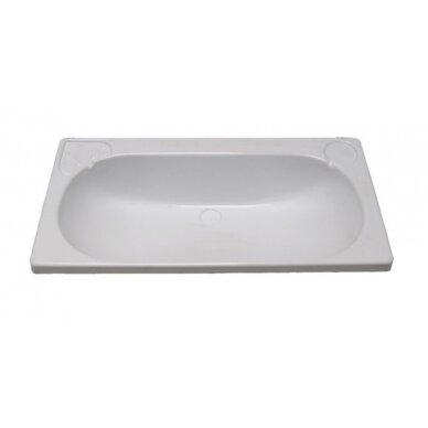 Įmontuojamas praustuvas 650x340mm (PxA) baltas Įmontuojamas praustuvas 650x340mm (PxA) baltas
