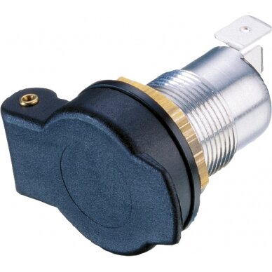 Įmontuotas standartinis metalinis lizdas 16 A / 12 - 24 V