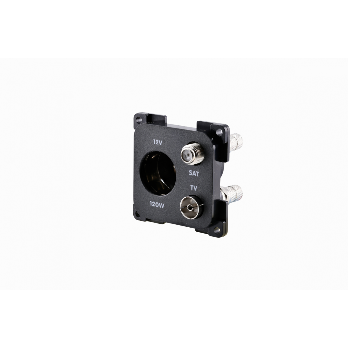 Integruotas lizdas DIN TV + SAT 12 V Integruotas lizdas DIN TV + SAT 12 V