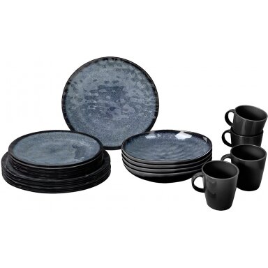 Indų rinkinys Venetian 16 vnt.
juoda/mėlyna